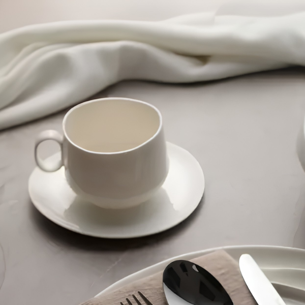 VERLO Filiżanka ETER CLOUD 230 ml kość słoniowa