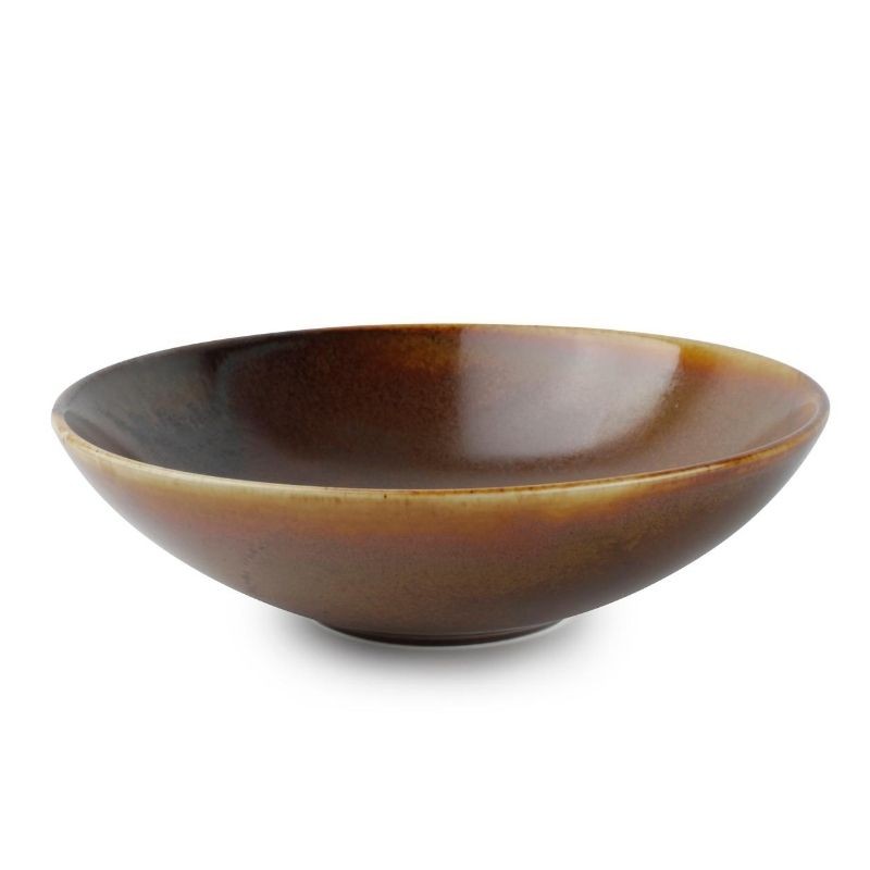 ESCURA Talerz głęboki brown 20,5xH6cm