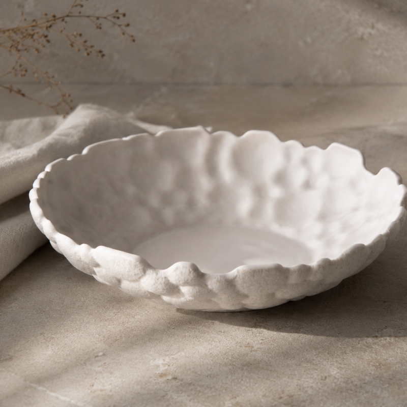 Miska Bubble Coupe biała 24 x 5,5 cm 1430 ml