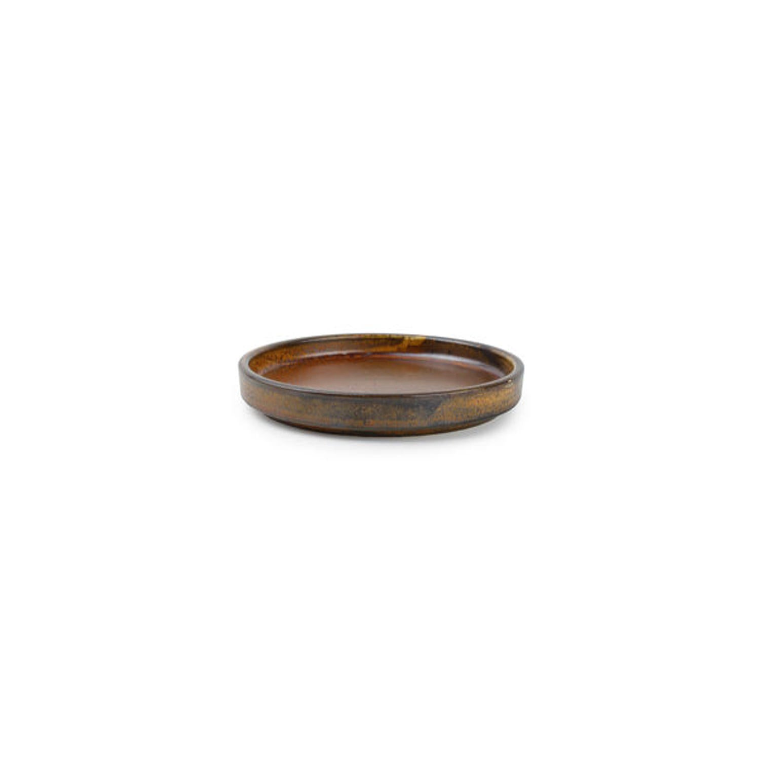 ESCURA Talerz dark brown 13,5xH2cm