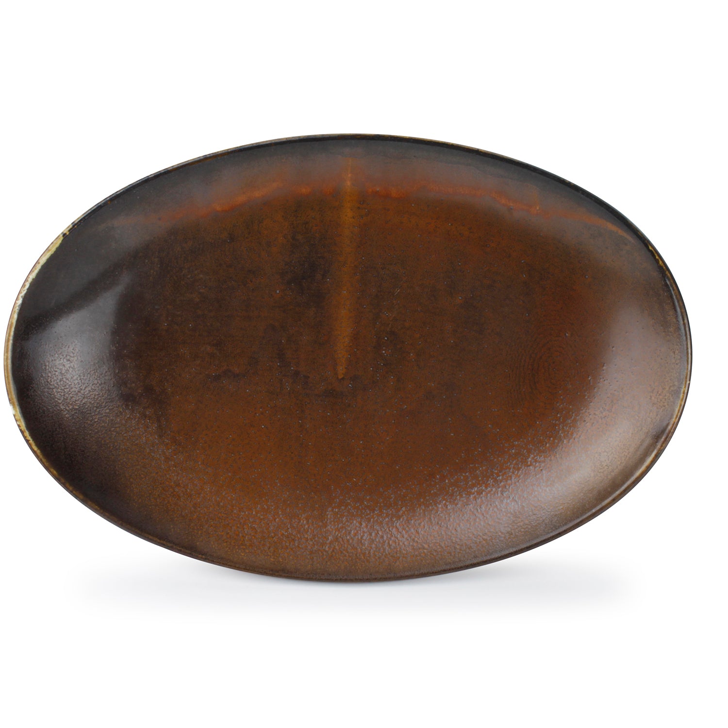 ESCURA Półmisek dark brown 31x20,5xH4cm