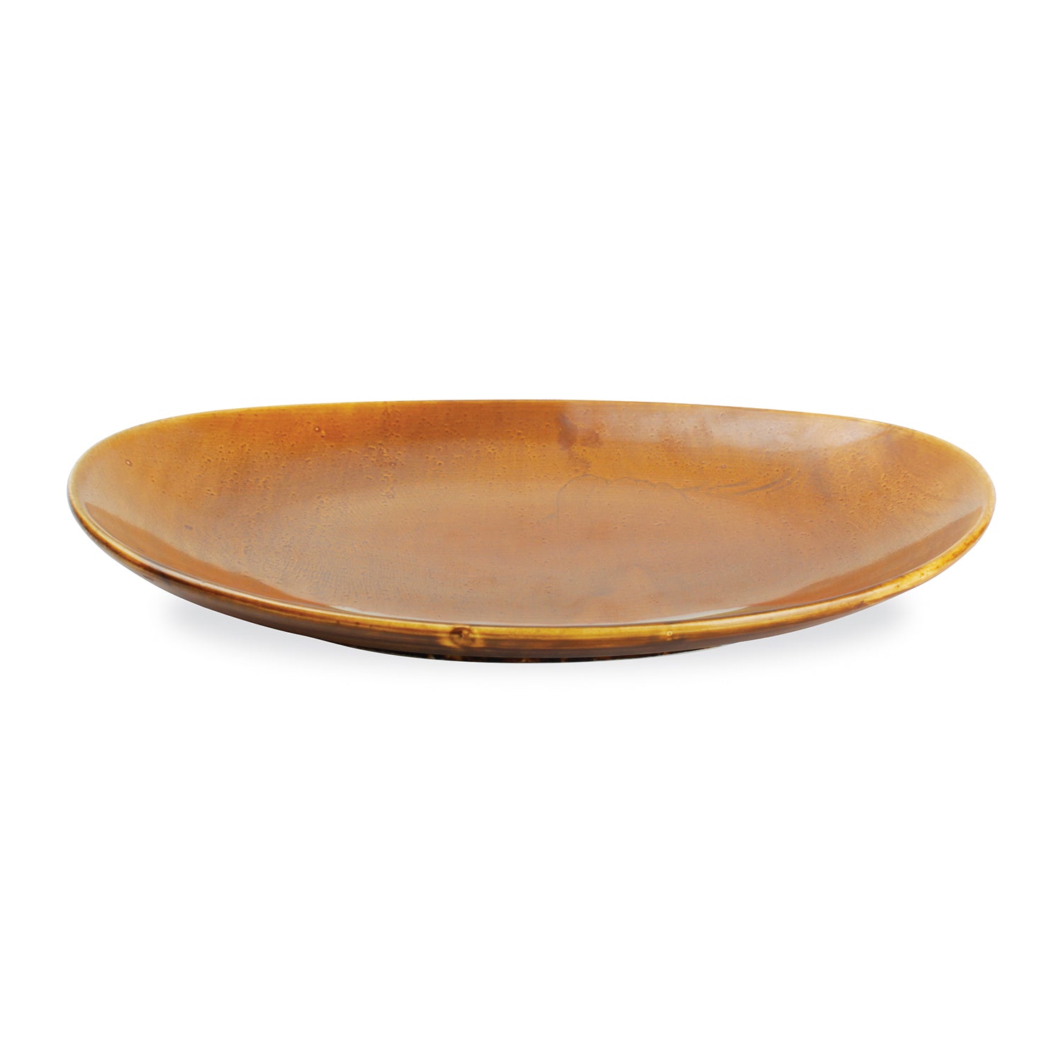 ESCURA Półmisek dark brown 31x20,5xH4cm