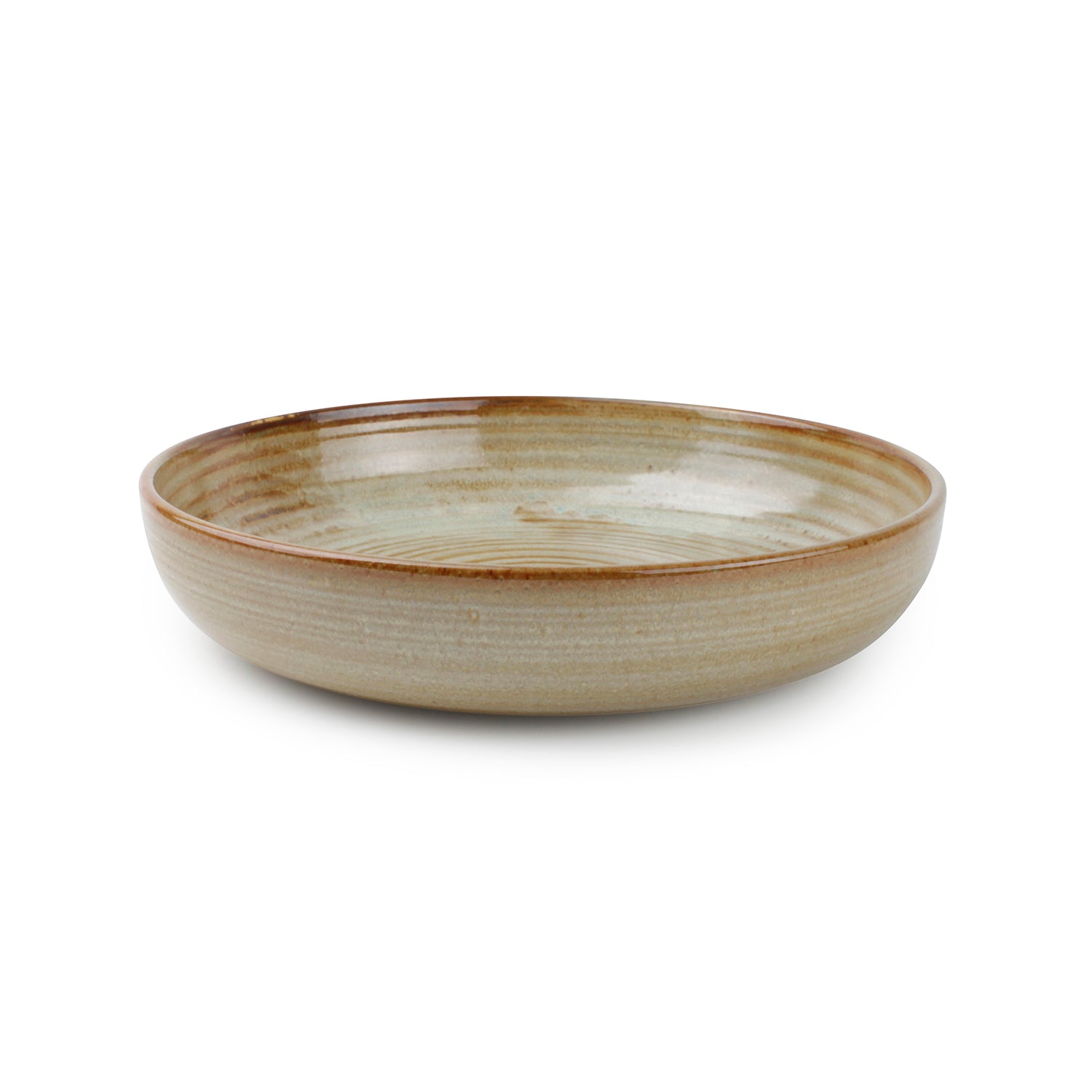ESCURA Talerz głęboki beige 22xH4,5cm