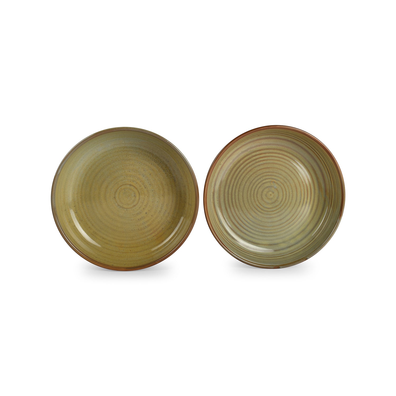 ESCURA Talerz głęboki beige 22xH4,5cm