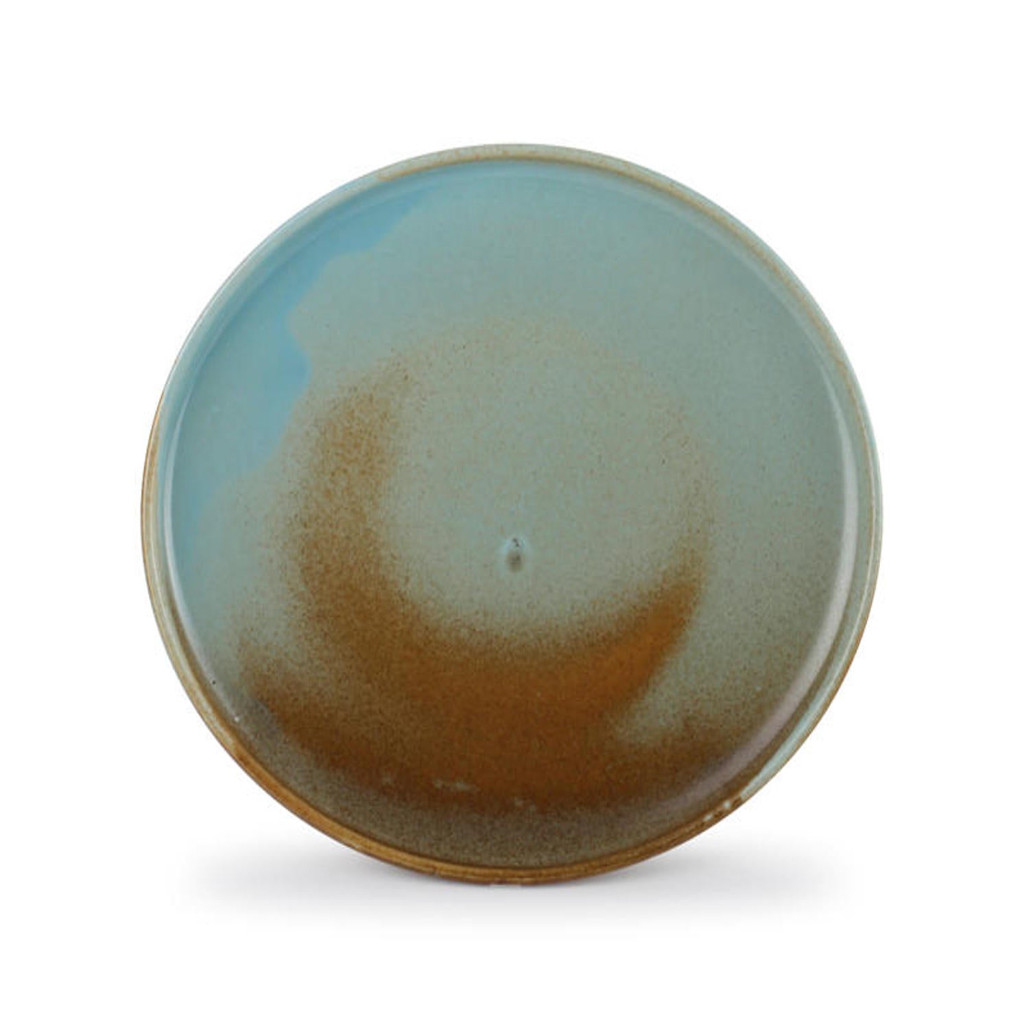 ESCURA Talerz brown/green 29xH3cm