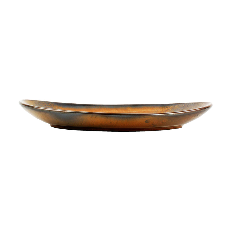 ESCURA Półmisek dark brown 33x22,5xH4cm