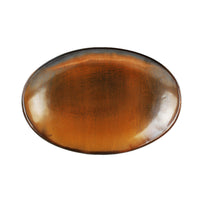 ESCURA Półmisek dark brown 33x22,5xH4cm