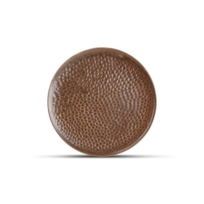 Talerz 15,5cm hammered copper Brass