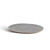 Talerz 20cm hammered silver Brass