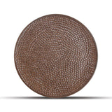 Talerz 27cm hammered copper Brass