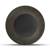 Talerz 27,5cm striped silver Brass