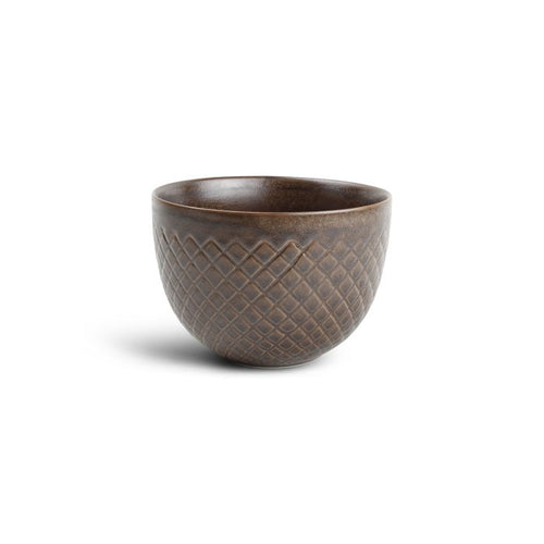 Miska 12xH8,5cm diamond copper Brass