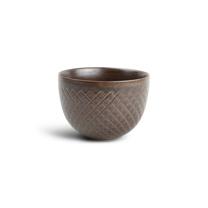 Miska 12xH8,5cm diamond copper Brass