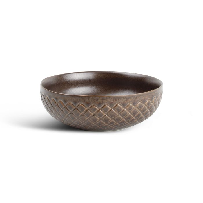 Miska 15,5xH5cm diamond copper Brass
