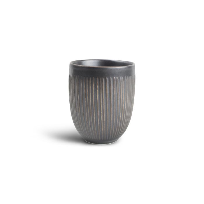 Kubek 350 ml lines silver Brass