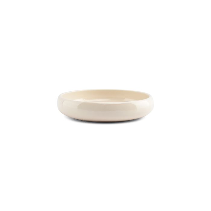Talerz głęboki 23xH5cm vanilla Curvo