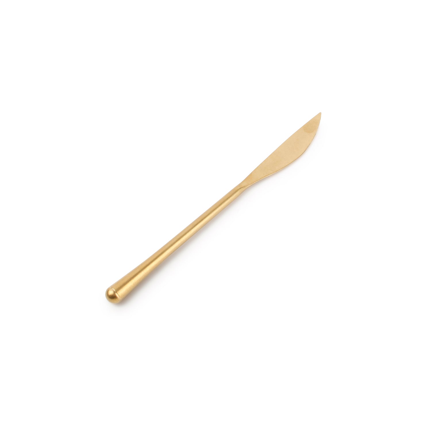 REVIVE Nóż stołowy złoty matowy 22,5 cm – komplet 6 szt.