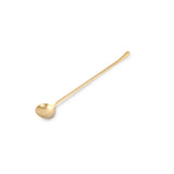 REVIVE Łyżka do longdrinków złoty matowy 20,5 cm – komplet 6 szt.