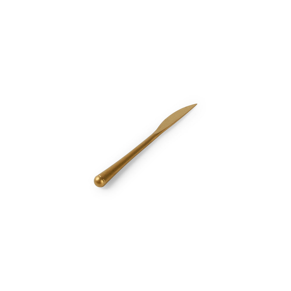 REVIVE Nóż do masła złoty matowy 14,5 cm – komplet 6 szt.