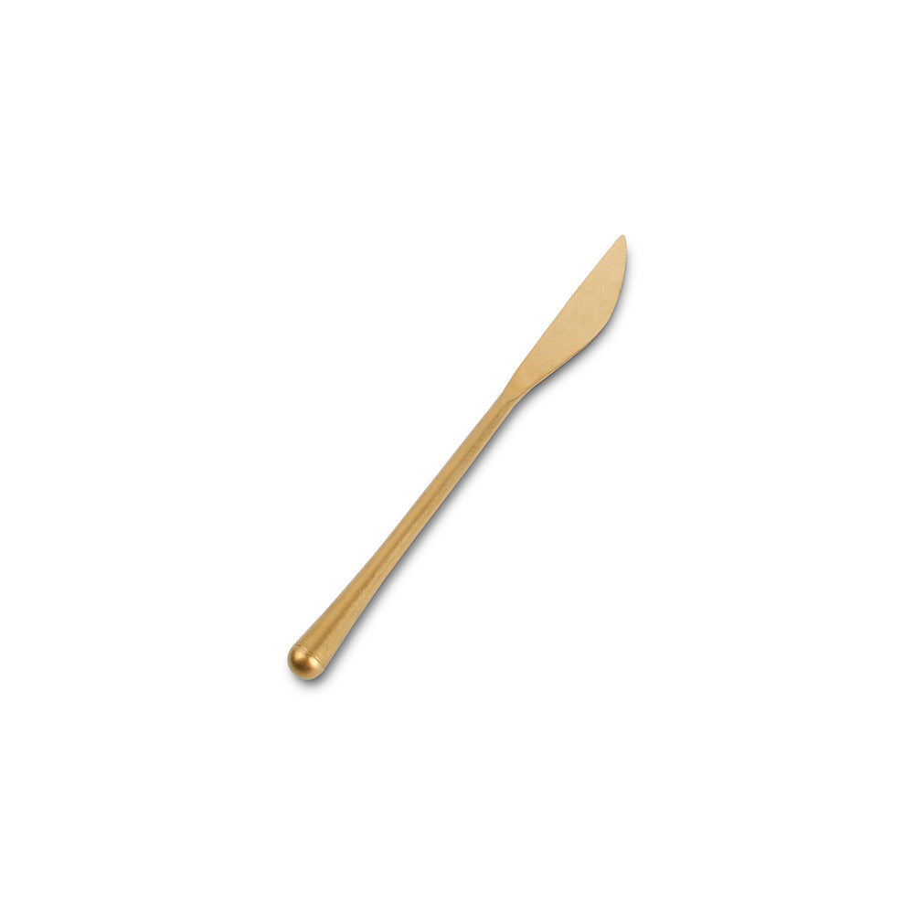 REVIVE Nóż deserowy złoty matowy 19,7 cm – komplet 6 szt.