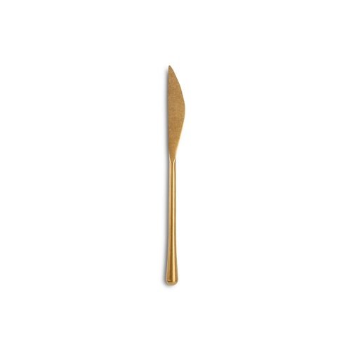 REVIVE Nóż deserowy złoty matowy 19,7 cm – komplet 6 szt.
