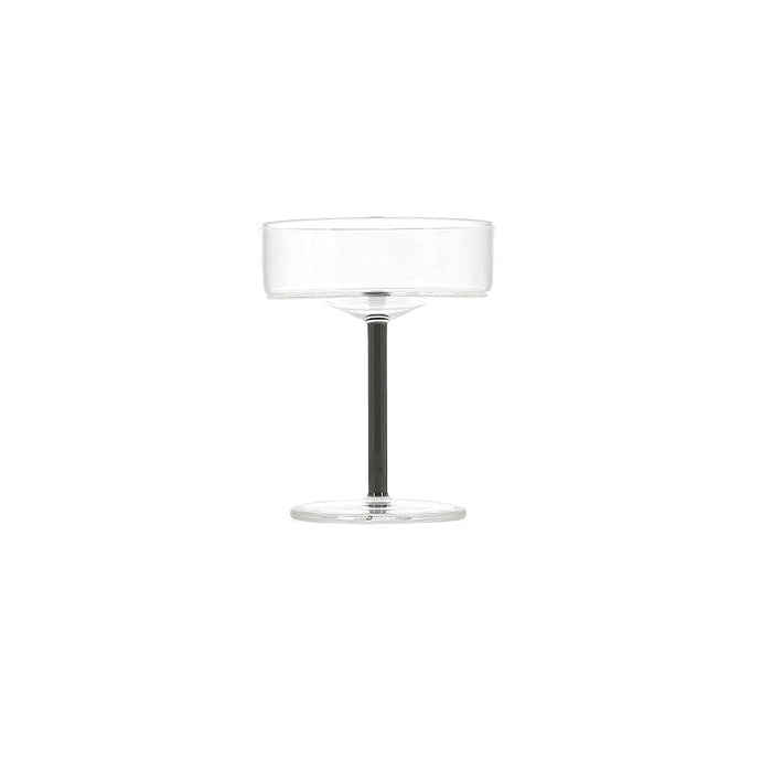 FIZZ Kieliszek coupe 20 cl szary, komplet 2 szt.
