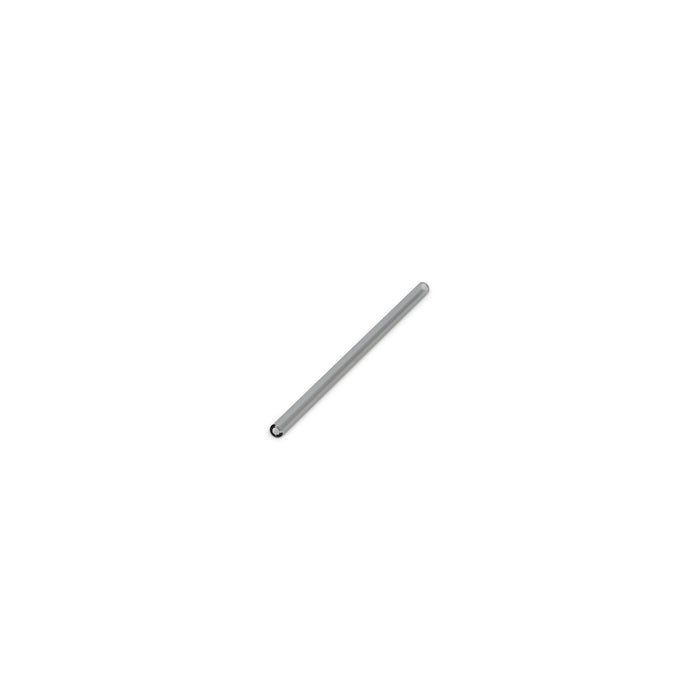 CRUSE Słomka szklana 20 cm szara, kpl. 4 szt.