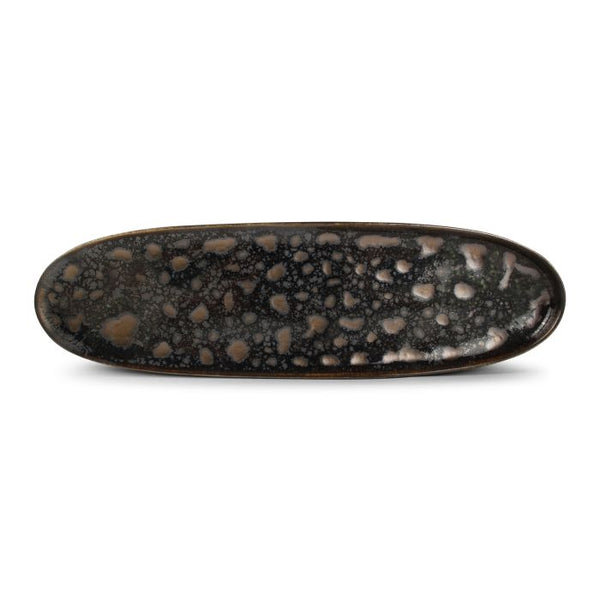 Półmisek 33,5x9cm gold flaked Nobile