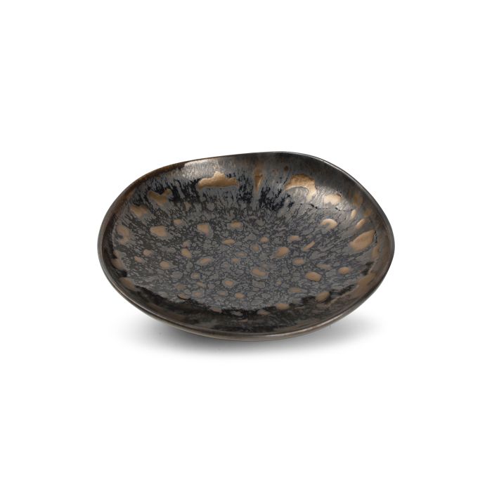Talerz głęboki 20xH4cm gold flaked Nobile