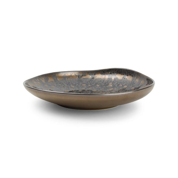 Talerz głęboki 26xH4cm gold flaked Nobile