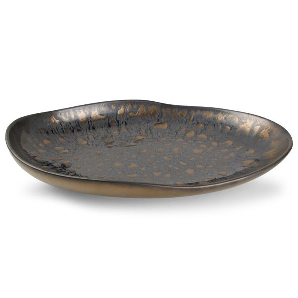 Półmisek 35x23xH5cm gold flaked Nobile