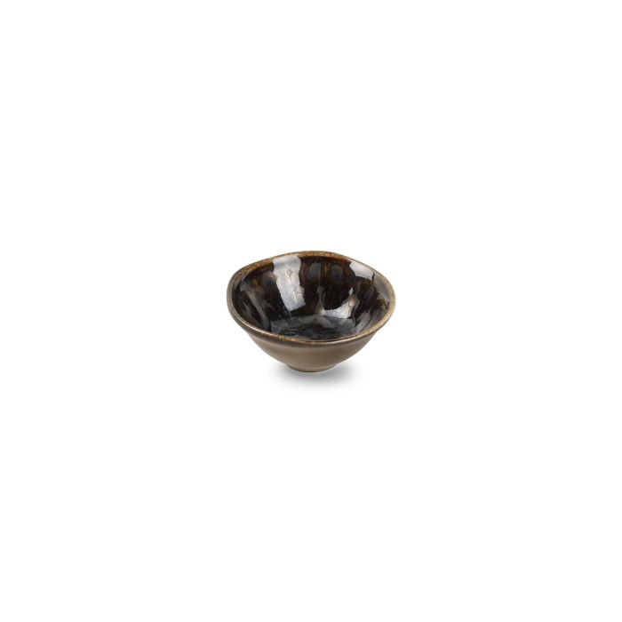 Miska 7xH3cm gold flaked Nobile