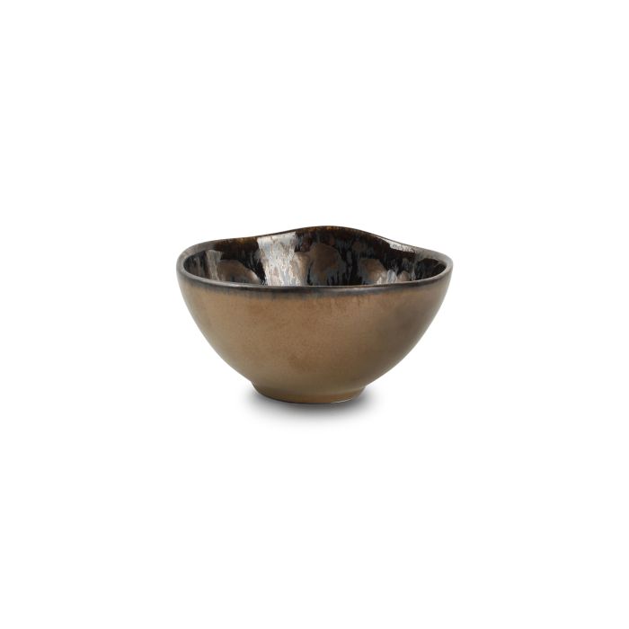Miska 11xH5,5cm gold flaked Nobile