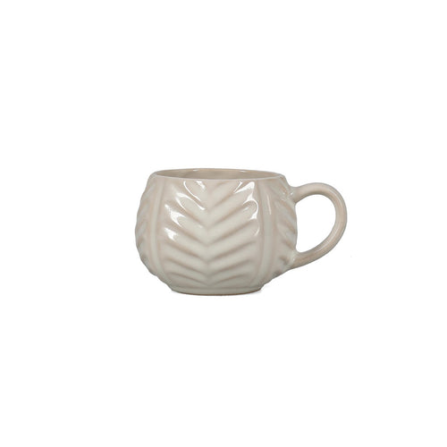 ARTO Kubek Leaf 400 ml beżowy
