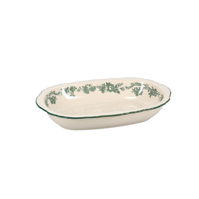 CYRIL Salaterka owalna 31,5 cm zielona