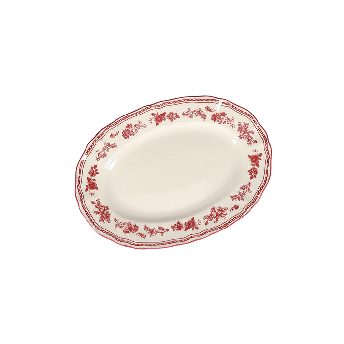 CYRIL Półmisek owalny 25,5 cm bordowy