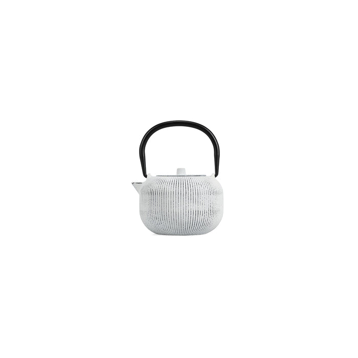 SENCHA Czajnik żeliwny do herbaty 350 ml biały