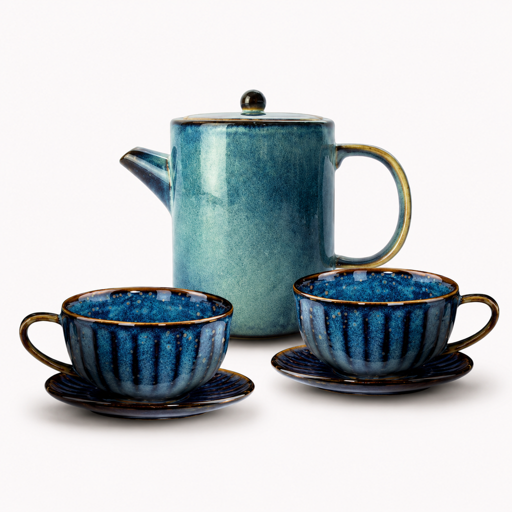 DEEP BLUE zestaw do herbaty