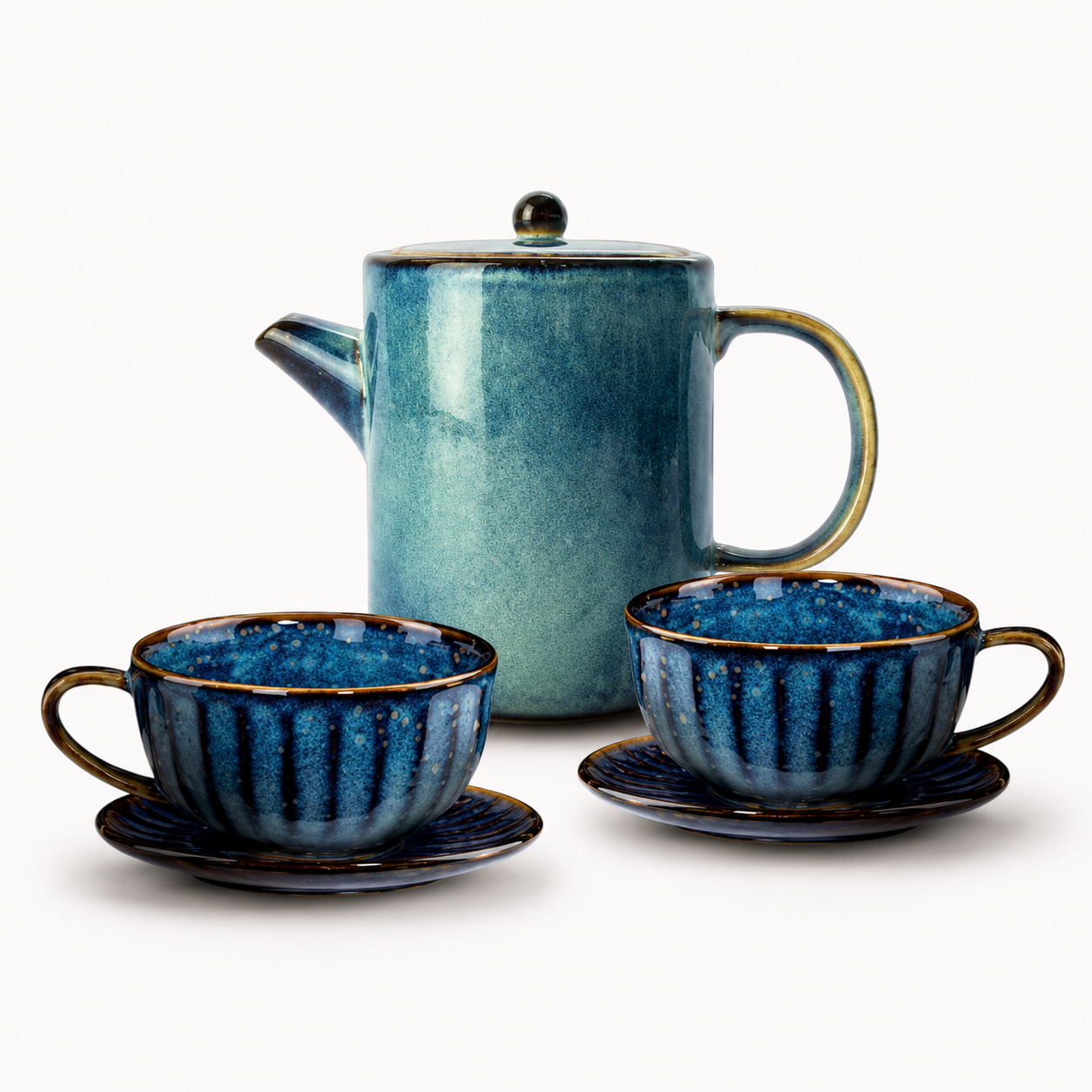 DEEP BLUE zestaw do herbaty
