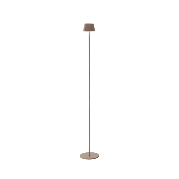 VERLO Lampa podłogowa TALI 123 cm piaskowa