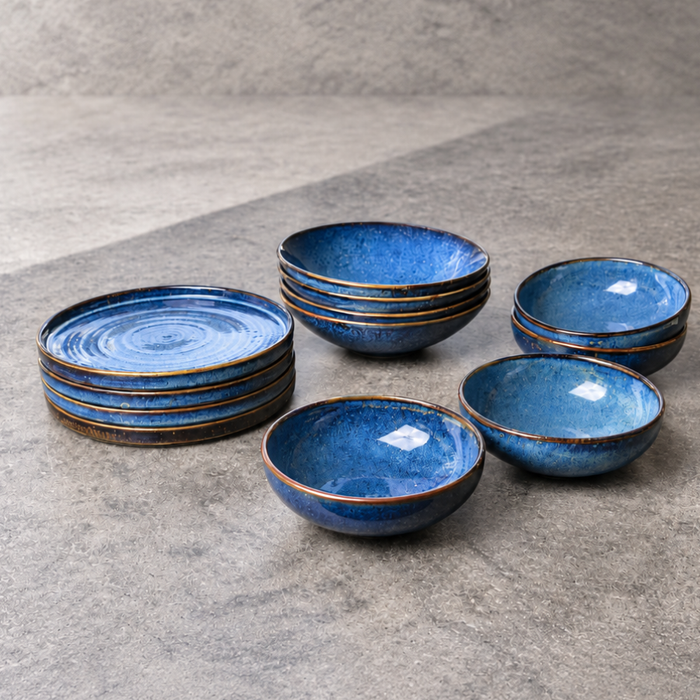 Zestaw 4 osobowy - Deep Blue