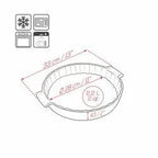 APPOLIA Naczynie do tarty 28 cm czerwony / PEUGEOT - OD Kuchni Strony
