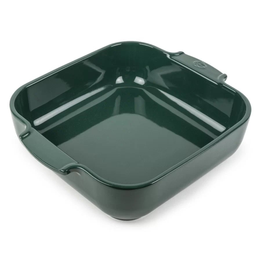 APPOLIA Naczynie kwadratowe 28 cm zielone / PEUGEOT - OD Kuchni Strony