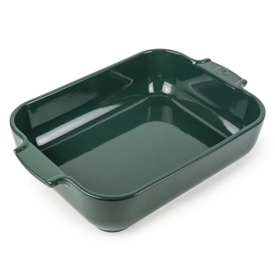 APPOLIA Naczynie prostokątne 32 cm zielone / PEUGEOT - OD Kuchni Strony