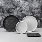 CHIC LIVELLI BLACK Półmisek 40 cm