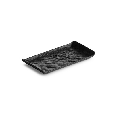 CHIC LIVELLI BLACK Półmisek prostokątny 26x15 cm