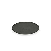 CHIC Livelli Black Talerz płaski z rantem 22 cm