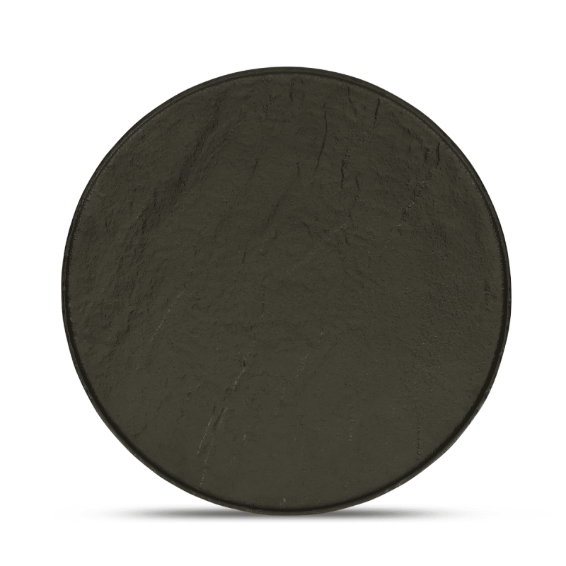 CHIC LIVELLI BLACK Talerz płaski z rantem 30 cm