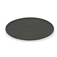 CHIC Livelli Black Talerz płaski z rantem 30 cm