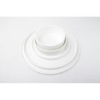 CHIC VERSO WHITE Talerz płaski sztaplowany 24 cm